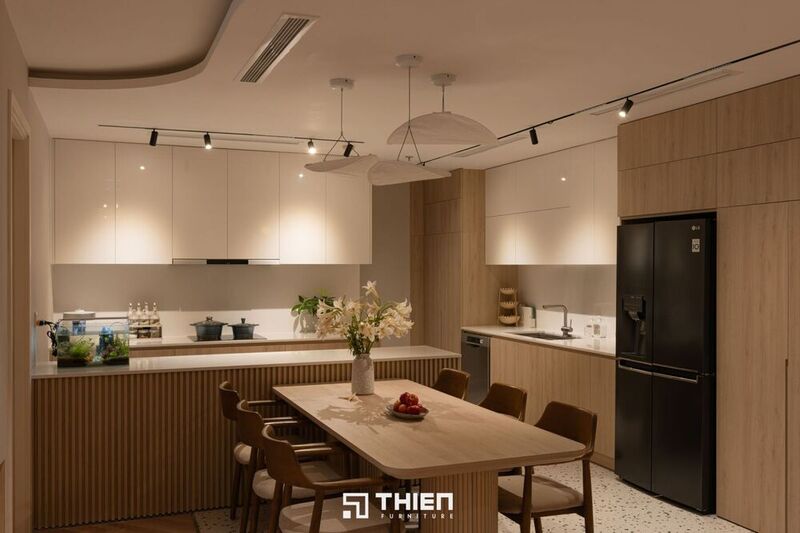 Hệ Tủ Bếp 9m Căn Hộ Vinhomes Central Park TBT104